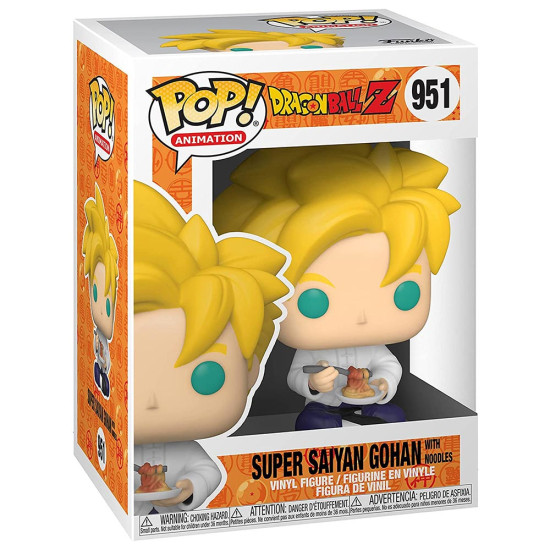 Funko Pop! Vinyl Super Saiyan Gohan with Noodles (Dragonball Z S9) Funko Pop! Vinyl Super Saiyan Gohan with Noodles (Dragonball Z S9)